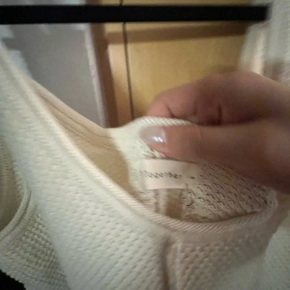 By Together Cream Textured Jumpsuit - Picture 3 of 5